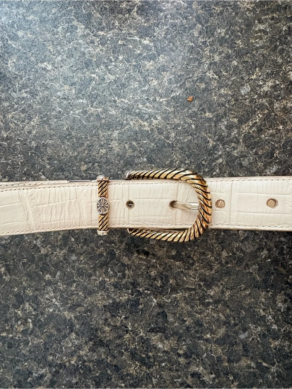 Brighton reversible leather belt.